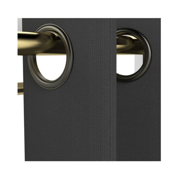 Dressing extensible 1 colonne blanc et rideau anthracite - CLOTHES – Image 7