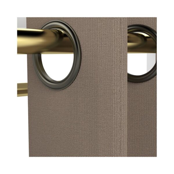 Dressing extensible 2 colonnes blanc et rideau taupe - CLOTHES – Image 7