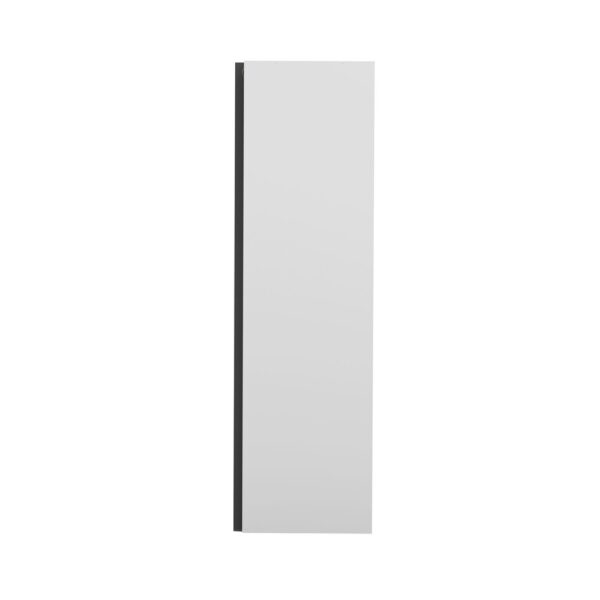 Dressing 2 colonnes + meuble 4 tiroirs blanc, rideau gris – Image 5