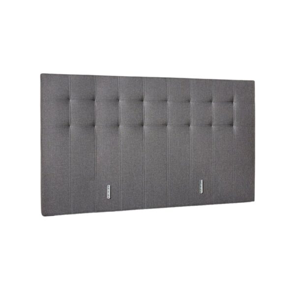 Ensemble matelas 180x200 + sommier + tête de lit gris CONFORTLUXE – Image 5