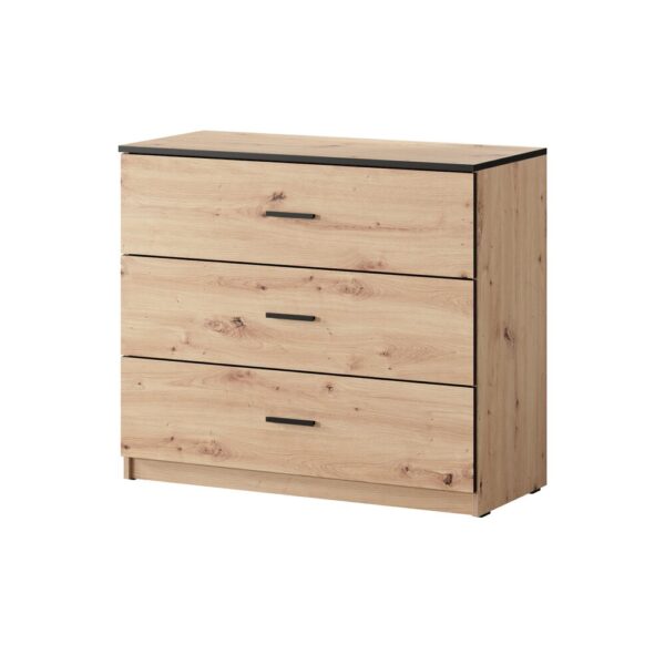 Chambre complète avec lit 160 cm décor chêne - YLIES – Image 6