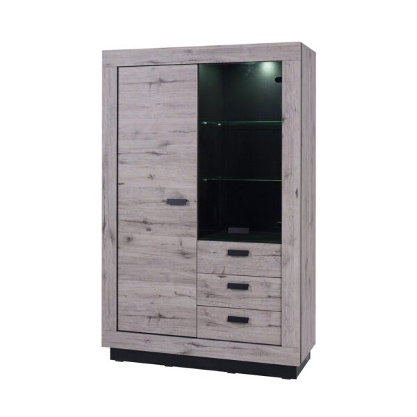 Salon complet avec meuble TV 150 cm chêne grisé - ISTRES – Image 5