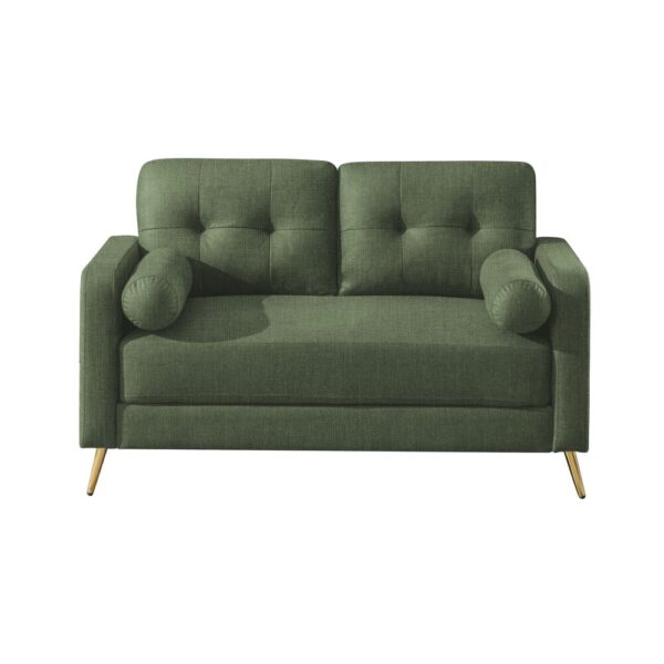 Ensemble de canapés 3+2 places en microfibre gris clair - GLIMAR – Image 6