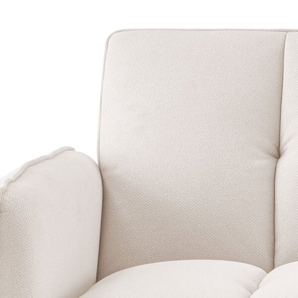 Banquette 3 places clic-clac en microfibre beige - VINTEX – Image 7