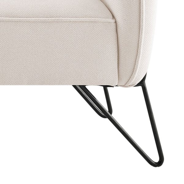 Banquette 3 places clic-clac en microfibre beige - VINTEX – Image 8