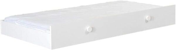 Chambre complète style scandinave avec lit superposé couleur blanc et bois clair - lit superposé – Image 2