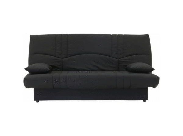 Banquette clic clac 3 places - Tissu noir - DREAM - Style Contemporain – Image 2