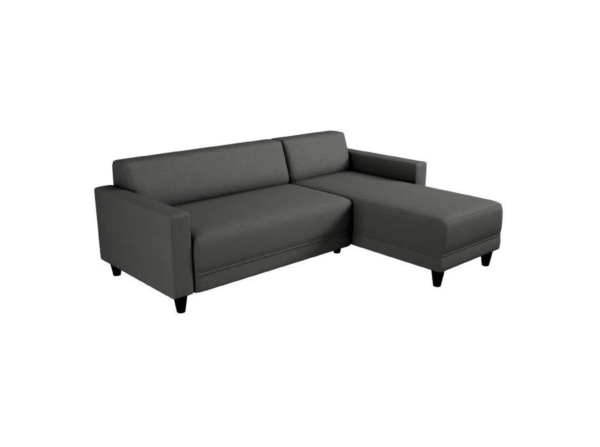 Canapé d'angle réversible - tissu gris anthracite BOB – Image 3